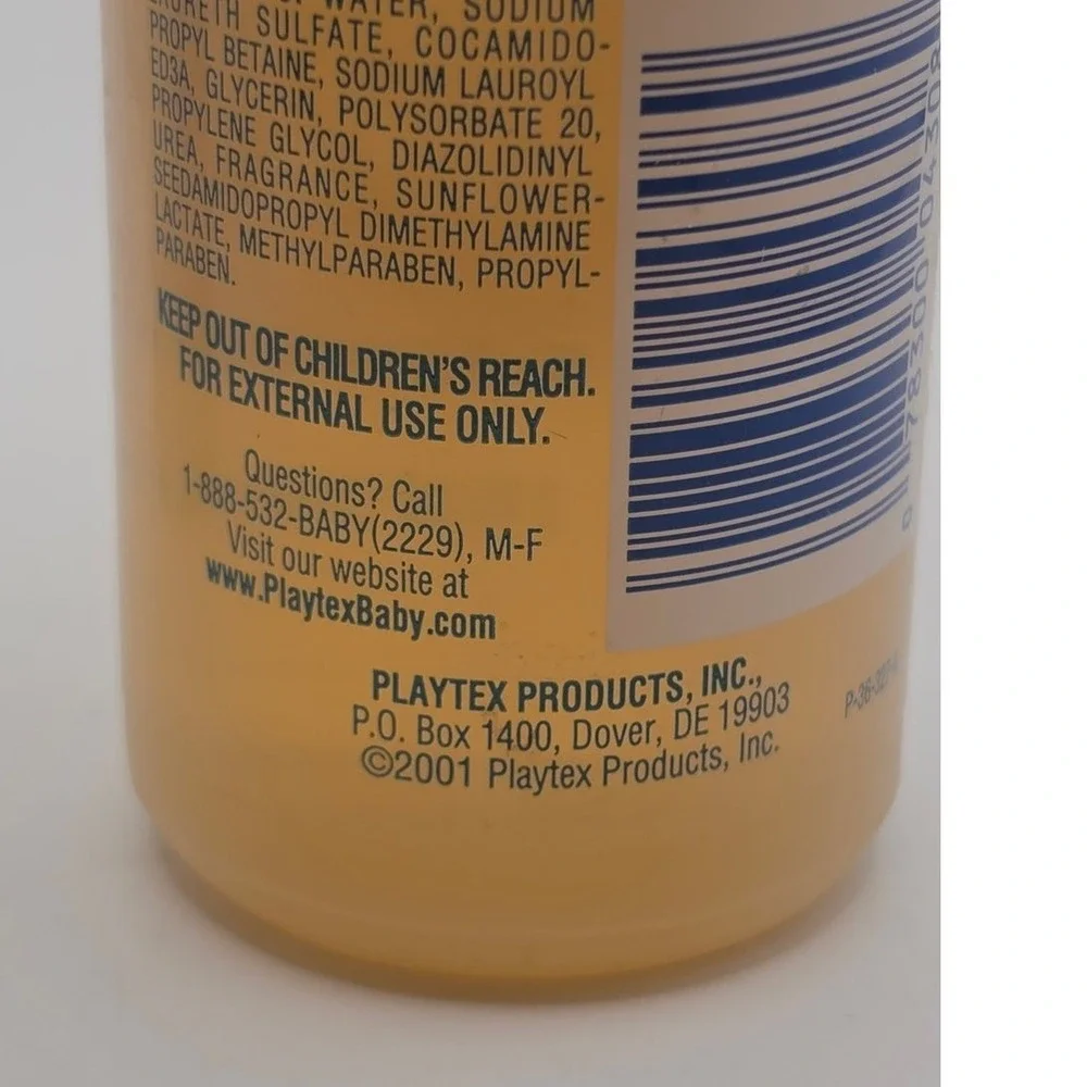 2001 Playtex Baby Magic Gentle Foaming Hair Body Wash & Shampoo Set‎ 7oz NEW